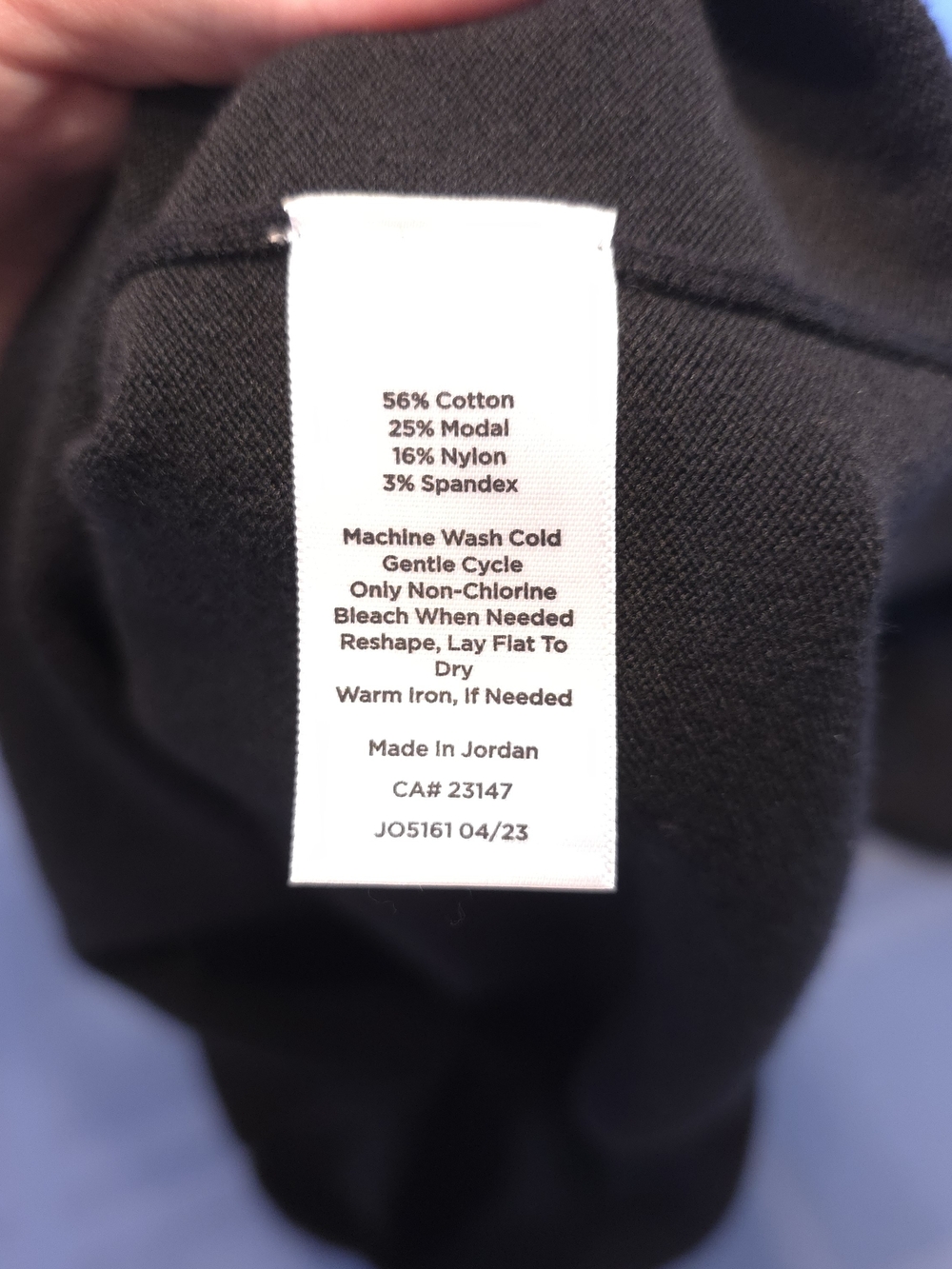 Talbots Black Turtleneck Sweater Size Small Classic Long Sleeve Knit Old Money - Picture 9 of 13